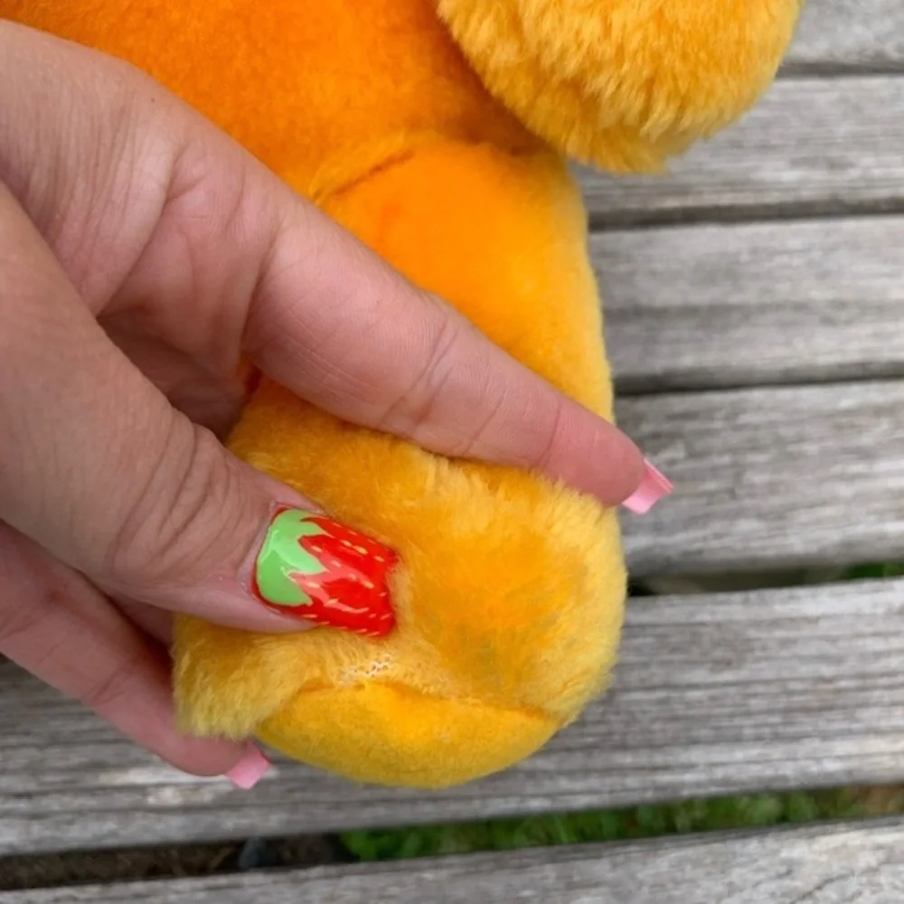 Vintage Kodak‎ Kolorkins Plush Snap 1989 Stuffed Animal Yellow 8